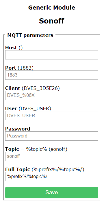 Configure MQTT 