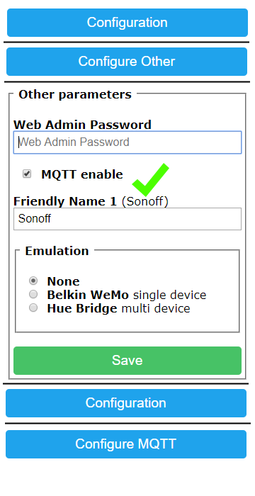 Enable MQTT