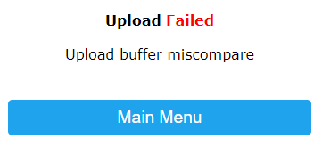 Upload error