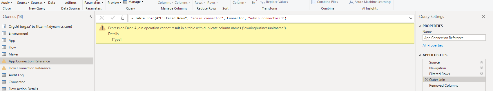 [CoE Starter Kit - BUG] Unable to load Power BI report · Issue #1400 ...