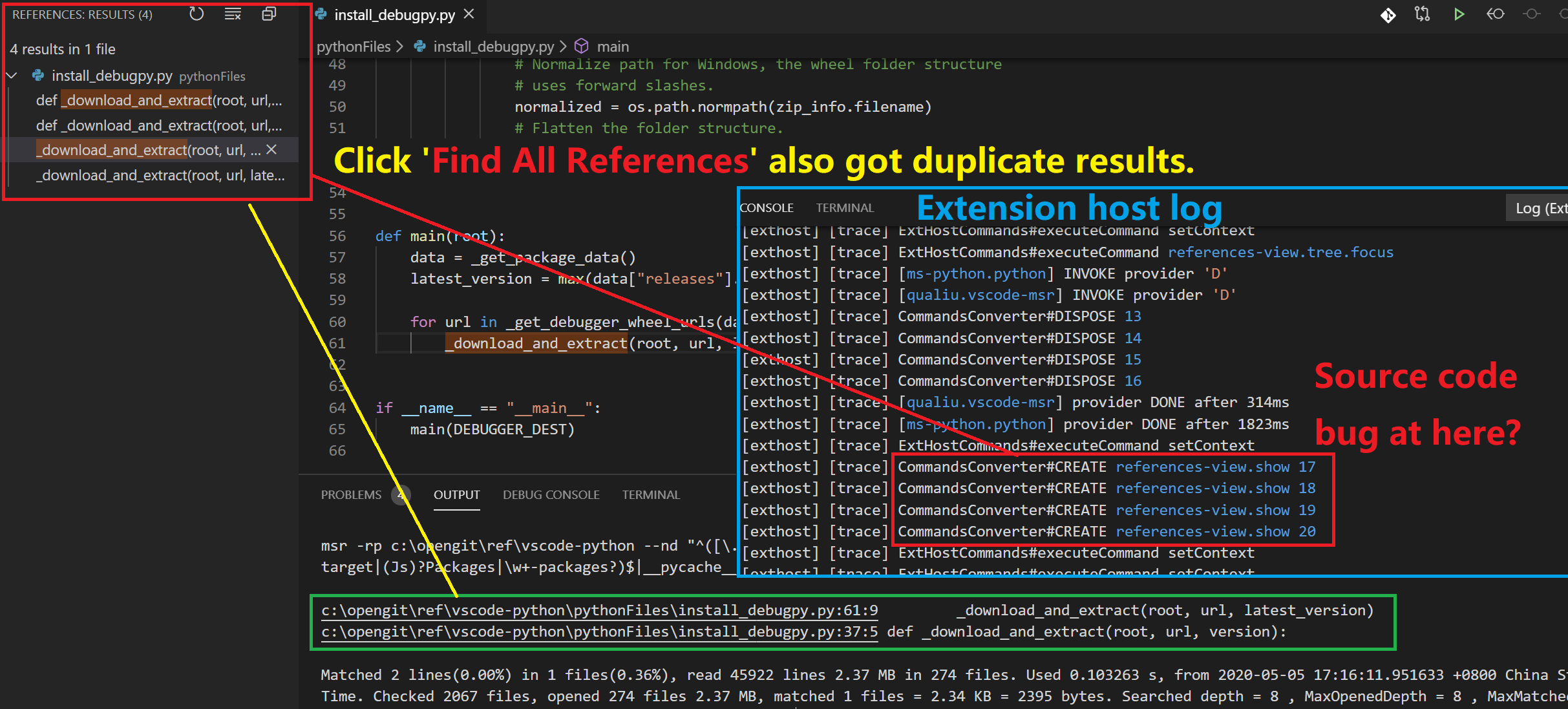 compare files in vscode