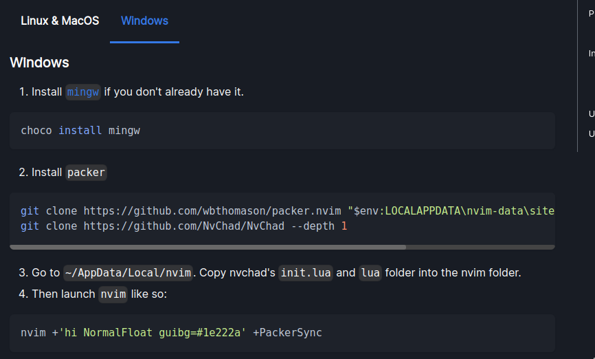 NvChad update fails [Windows] · Issue #795 · NvChad/NvChad · GitHub