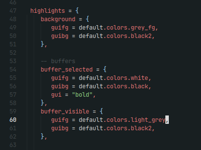 transparency mode bufferline bg not transparency · Issue #894 · NvChad ...