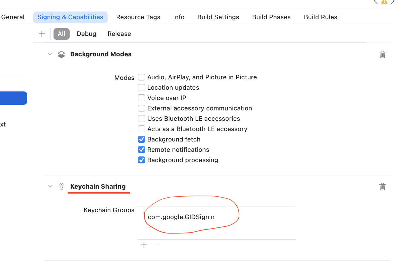 rngooglesigninerror A problem reading or writing to the application