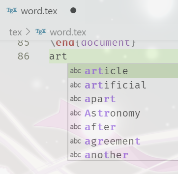 User Snippets don't work in tex files · Issue #2287 · James-Yu/LaTeX ...