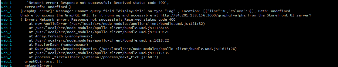 Start failed · Issue #475 · reactioncommerce/example-storefront · GitHub