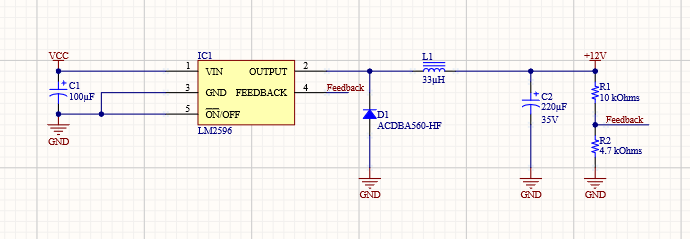 GitHub - cemreucar/LM2596_BuckConverter: LM2596 Converter PCB Design