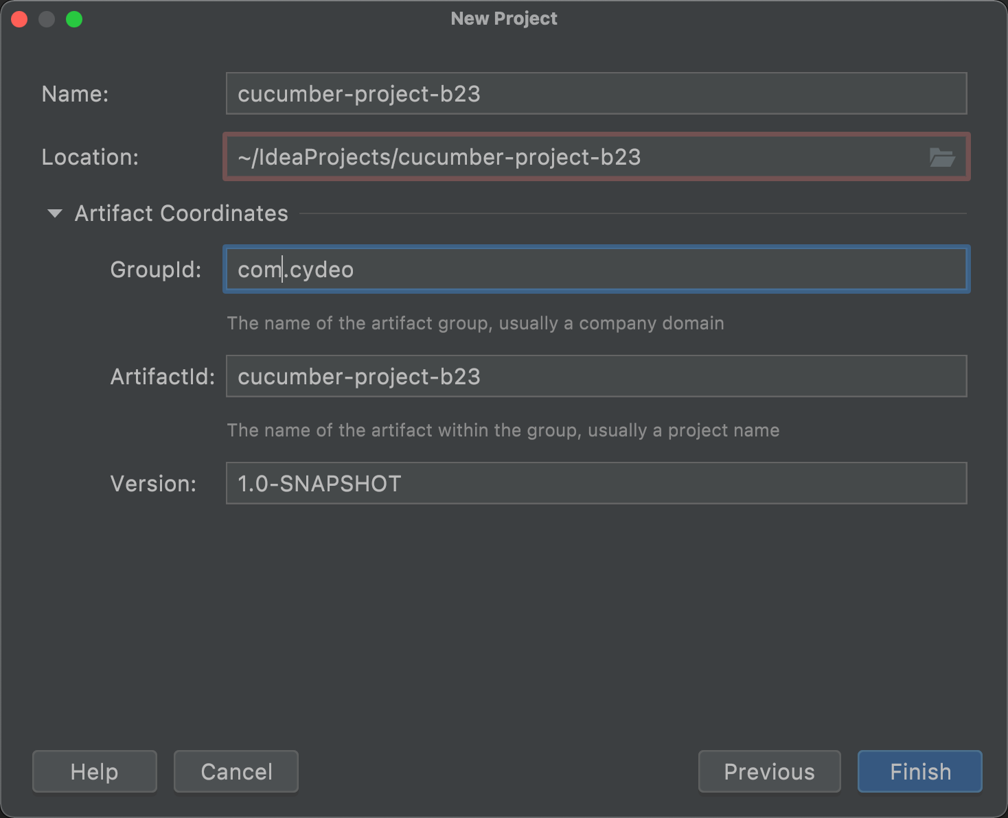 GitHub Marat311/cucumberproject