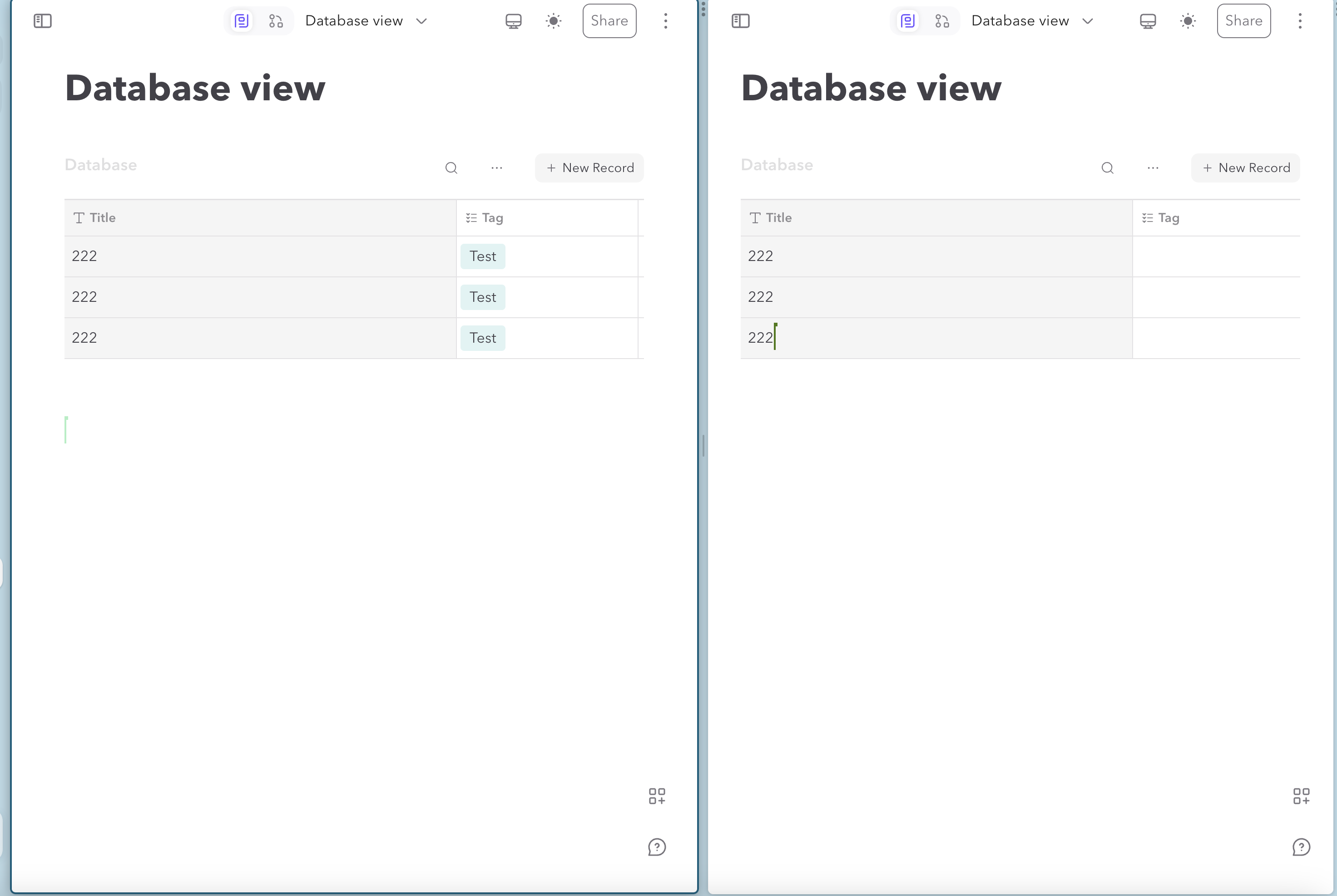The collaborative behavior in tableview is not as expected · Issue ...