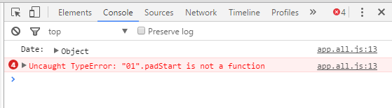 Javascript error with date search with IE11 · Issue #325 ...