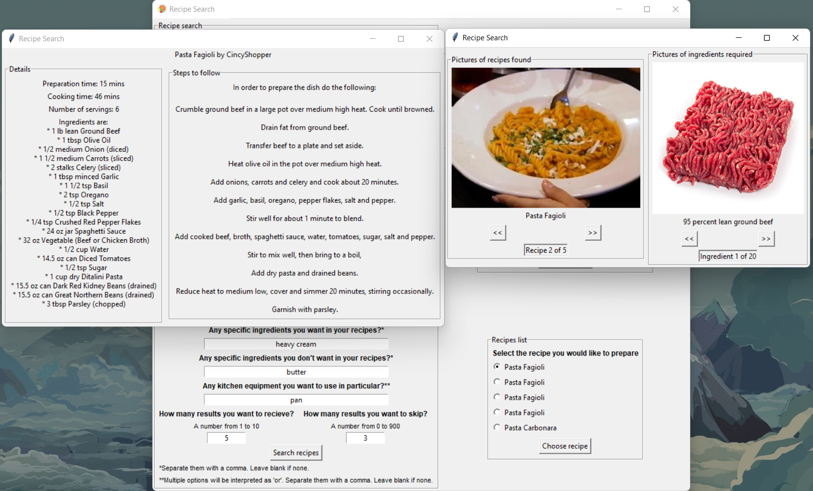 GitHub - frontman404/recipe-search