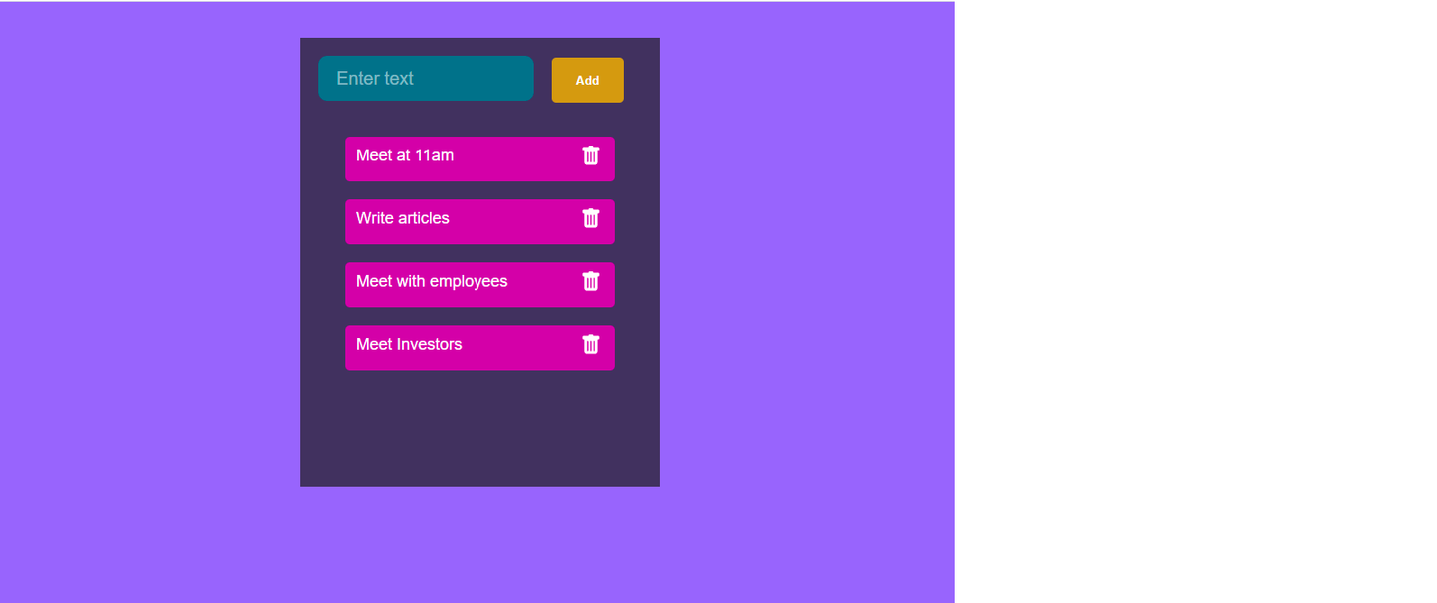 GitHub - hartik123/Todo-List: Creates a list of work that you are ...