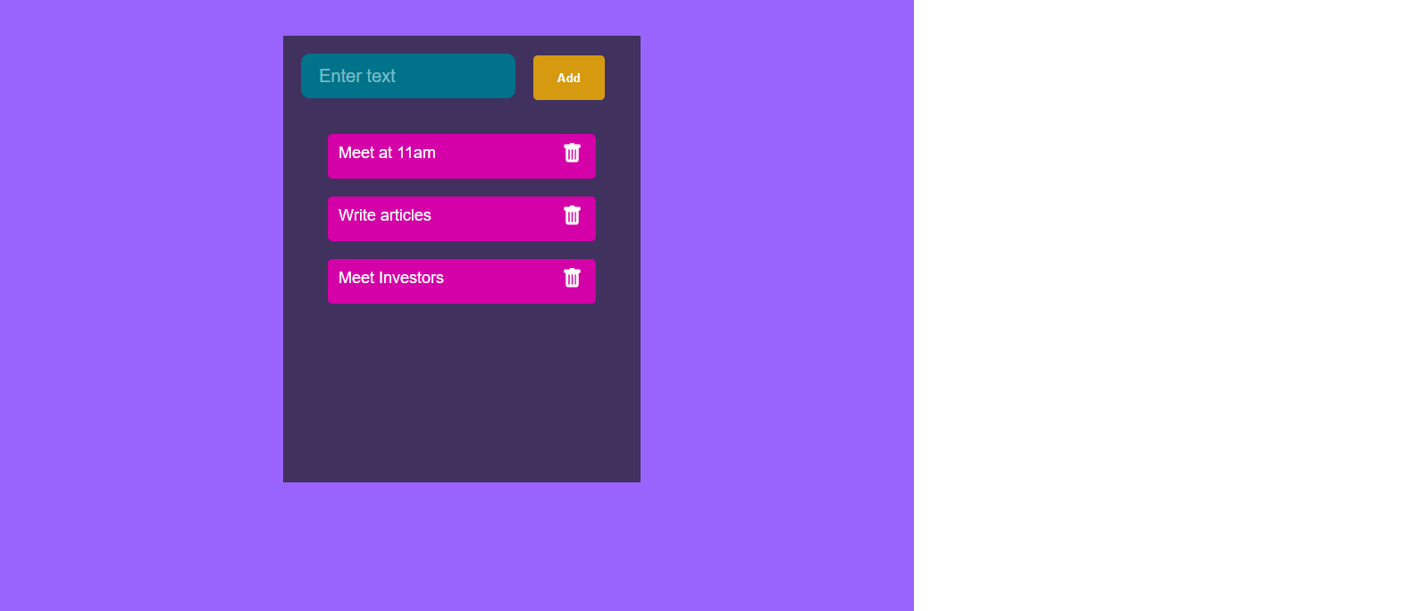 GitHub - hartik123/Todo-List: Creates a list of work that you are ...