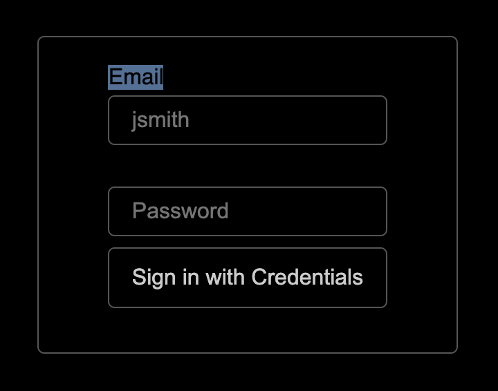 Labels in dark theme mode are not visible · Issue #3305 · nextauthjs ...