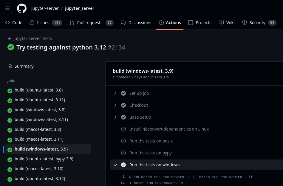 Windows test failures · Issue #1626 · jupyter/notebook · GitHub