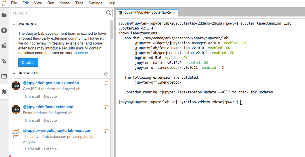 Display the versions in the extension manager · Issue #8686 ...