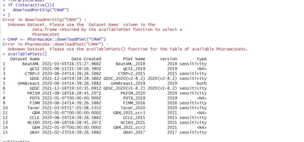 not download CMAp · Issue #143 · bhklab/PharmacoGx · GitHub