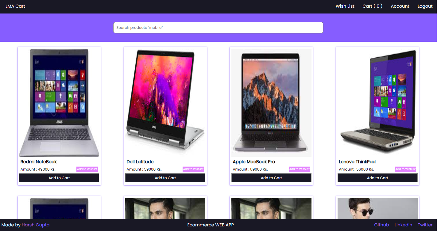 GitHub - harshgupta20/ecommerce-app