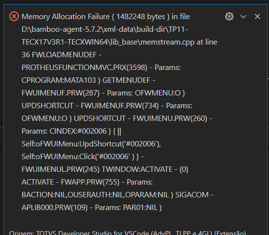 Erro ao tentar debugar com Vscode · Issue #654 · totvs/tds-vscode · GitHub