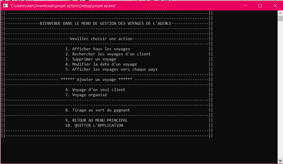 GitHub - Trabelsi-Development/Travel-Management: C Console Application