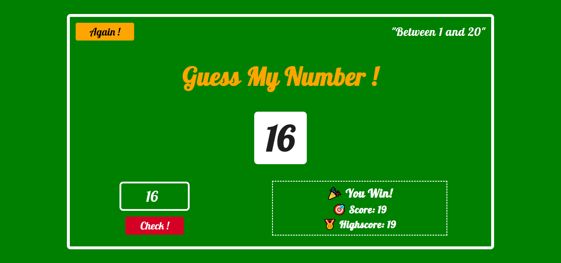 GitHub - kaanyrd/Guess-Number: I created a little game using HTML CSS ...