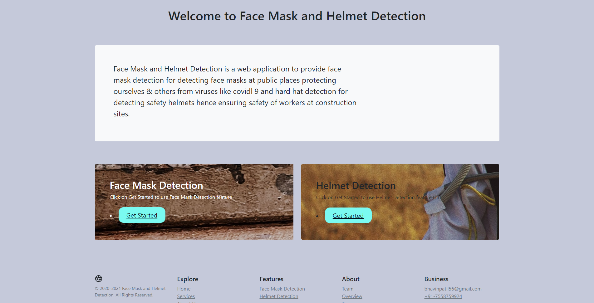 GitHub - bhavinpatil/Face-Mask-and-Helmet-Detection