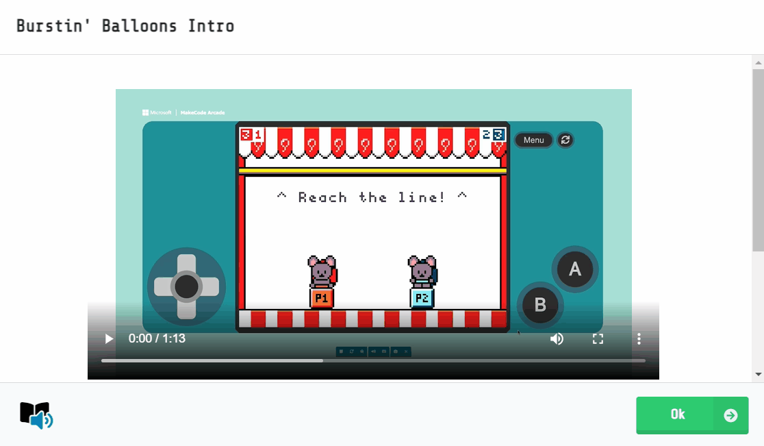 Two videos plays at the same time in "Burstin' Balloons Intro" · Issue ...