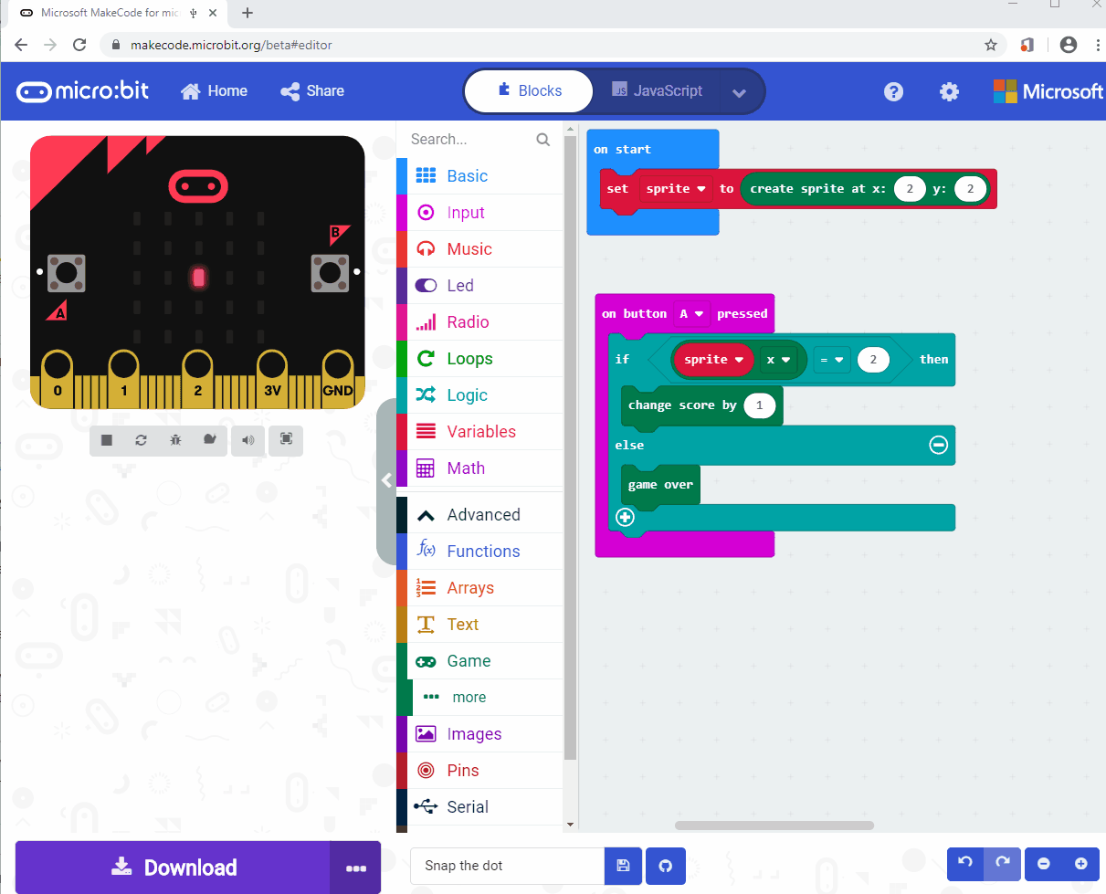 github - microsoft pxt-microbit: a blocks javascript... The score on the hardware flashes very quickly · Issue #2821 ...