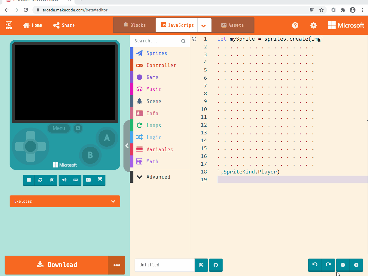No Asset shows after adding an image in JS/Python editor · Issue #2538 ...