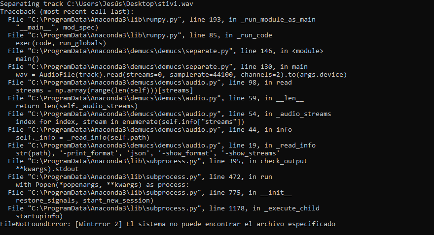 TraceBack after i have separated one track already · Issue #60 ...