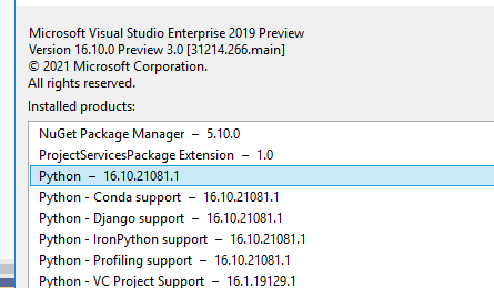 Failed to executed tests. · Issue #6476 · microsoft/PTVS · GitHub