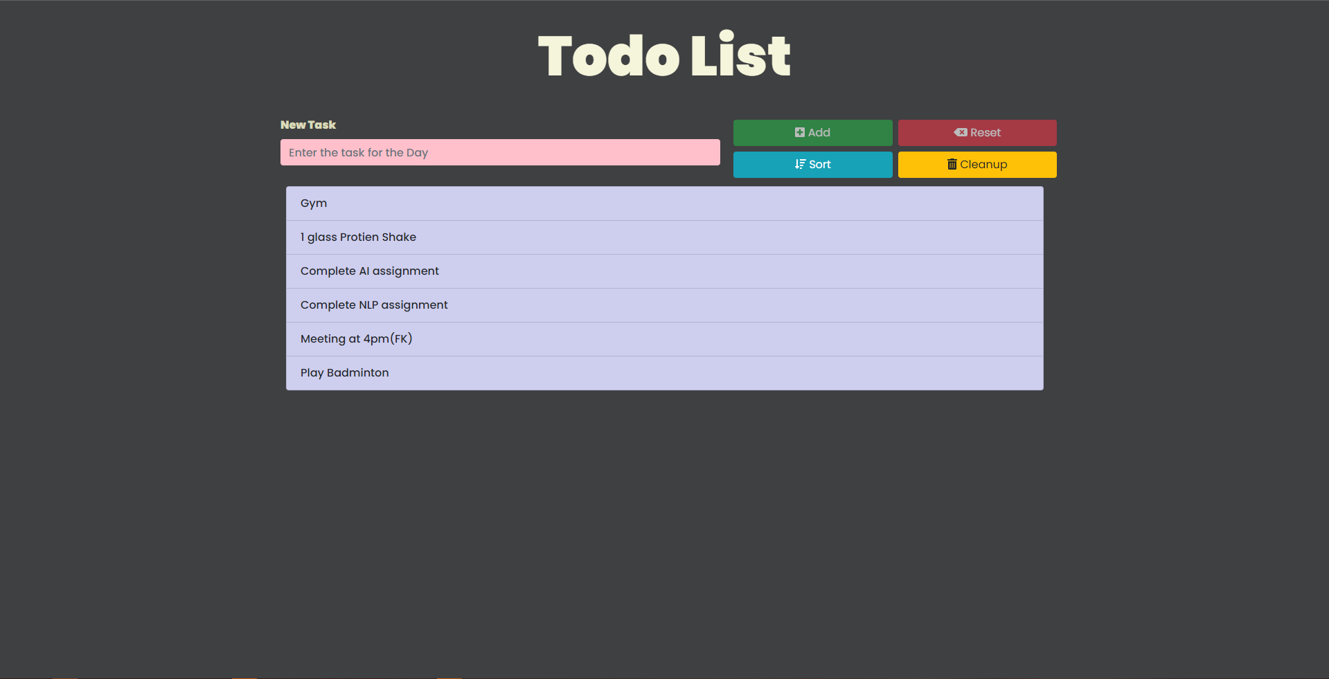 GitHub - cssjai/TodoList