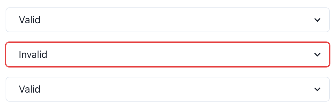 No focus feedback when Select is invalid · Issue #2703 · chakra-ui ...