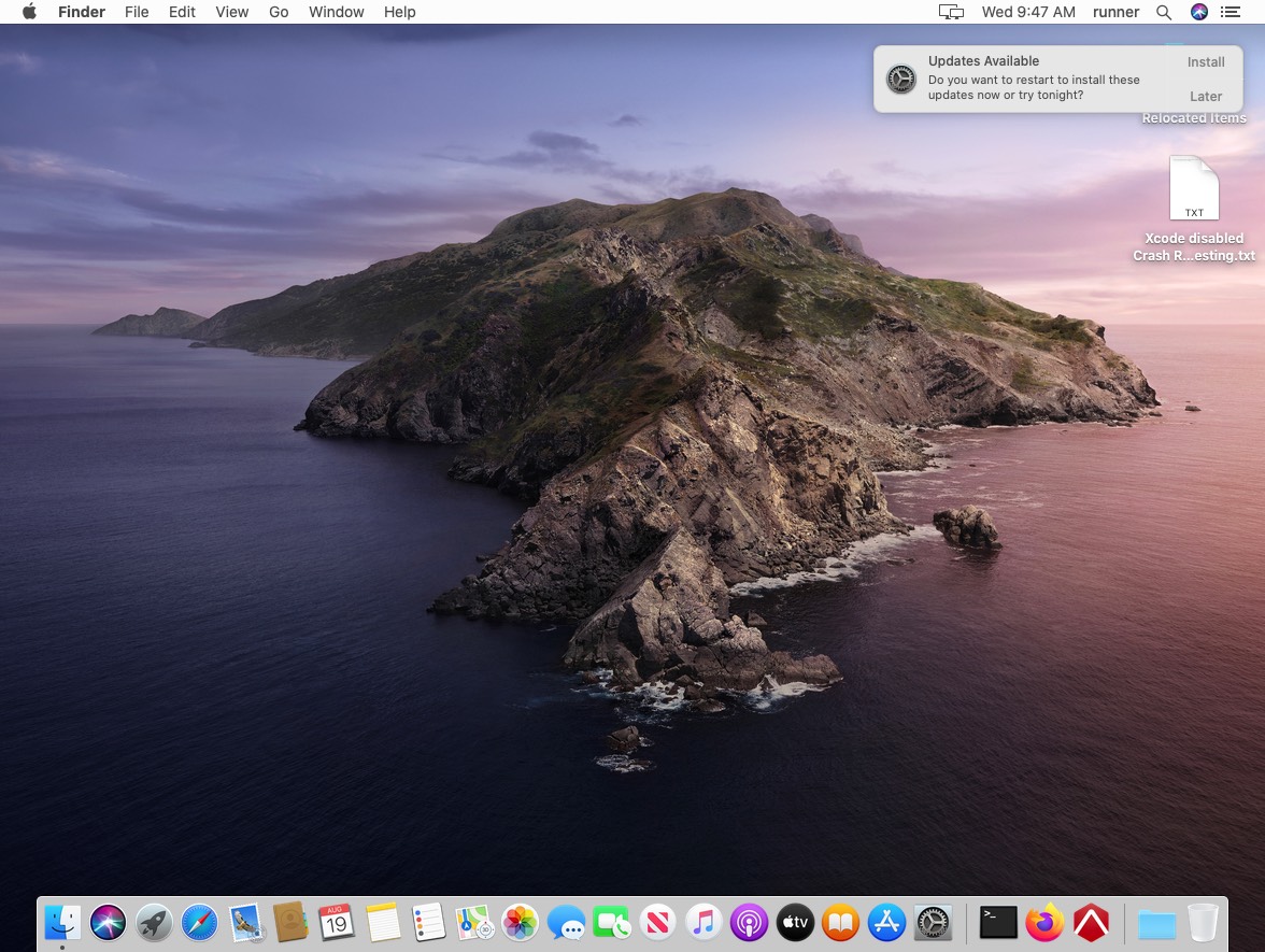 macOS update notification blocks UI tests · Issue #1436 · actions ...