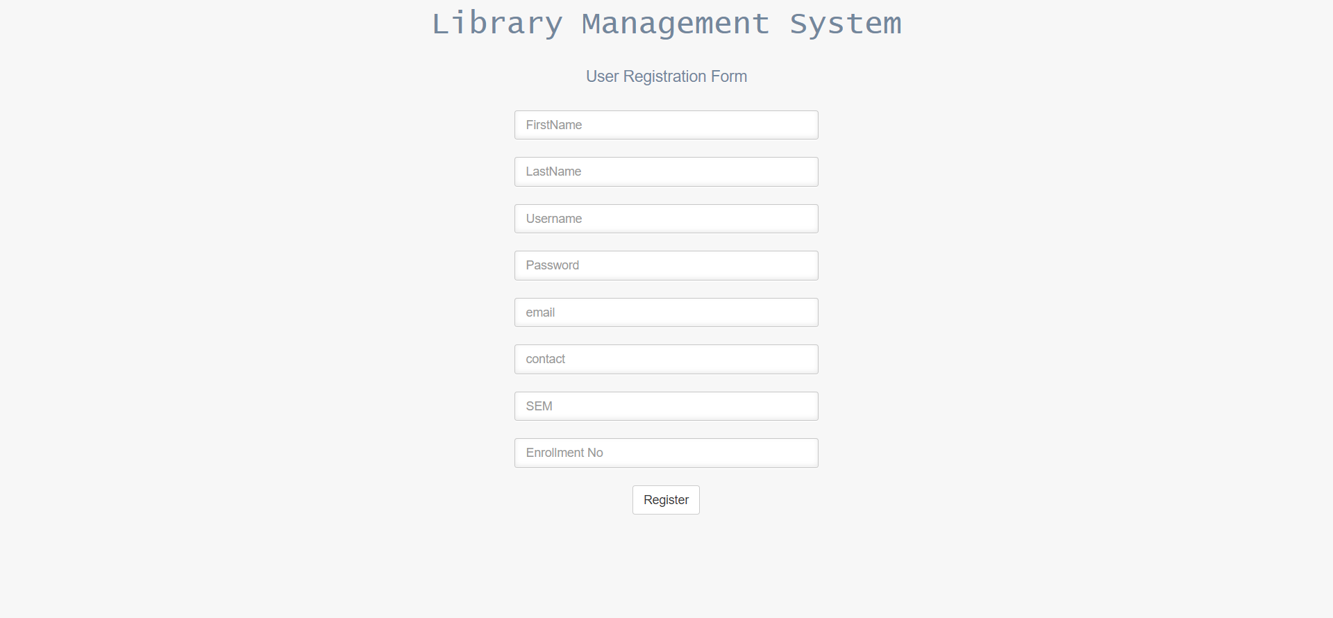 GitHub - mkr2667/Library-Management-System