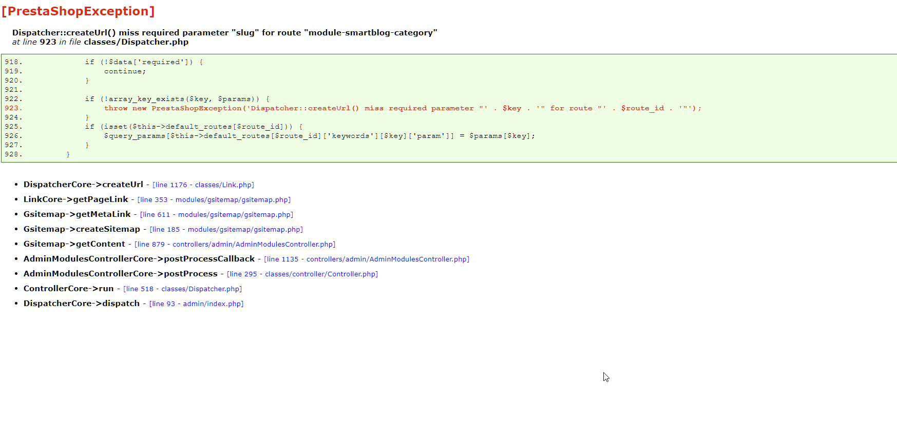 Google sitemap doesn't generate the map. · Issue #30747 · PrestaShop ...