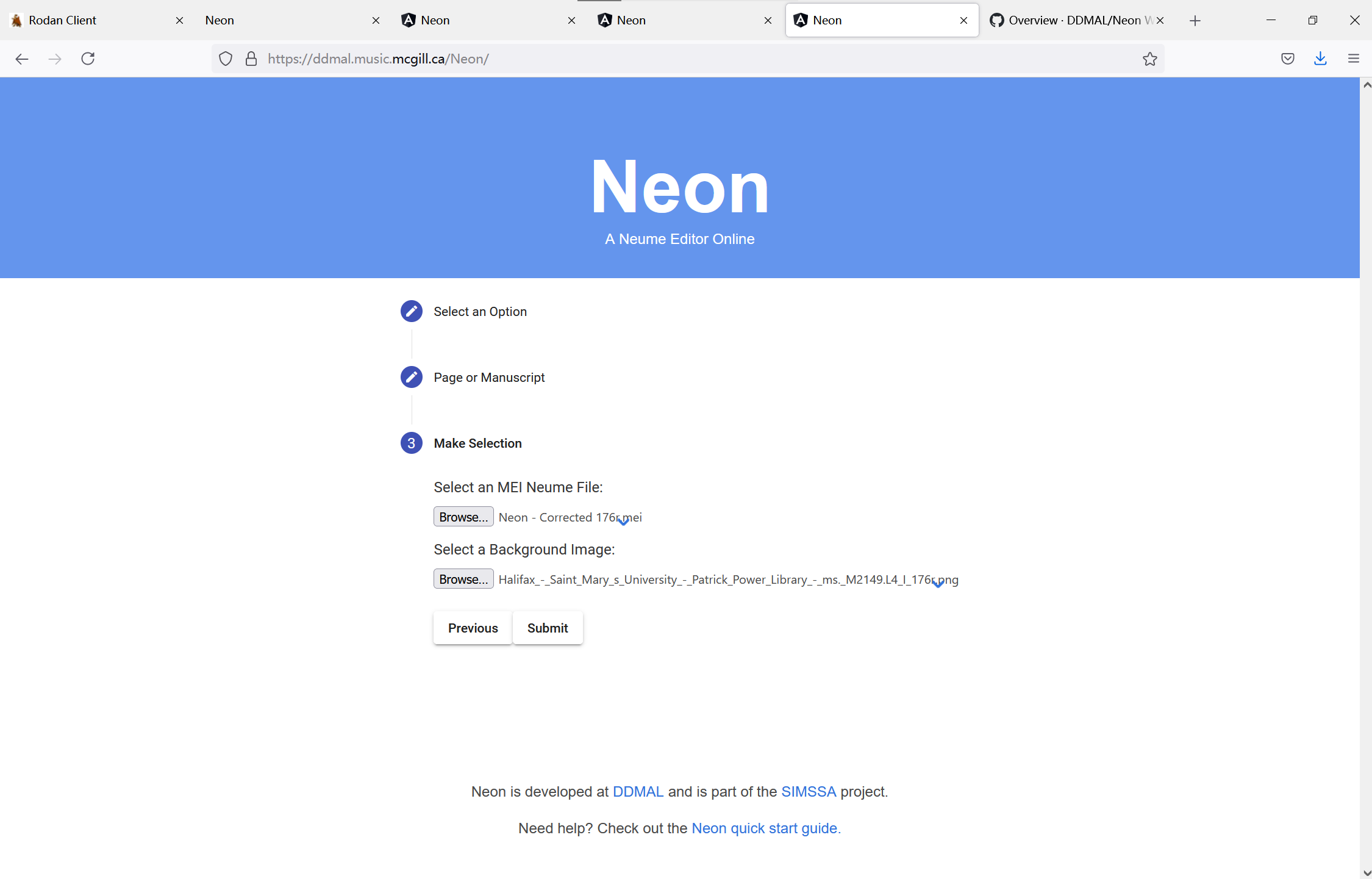 176r neon not submitting