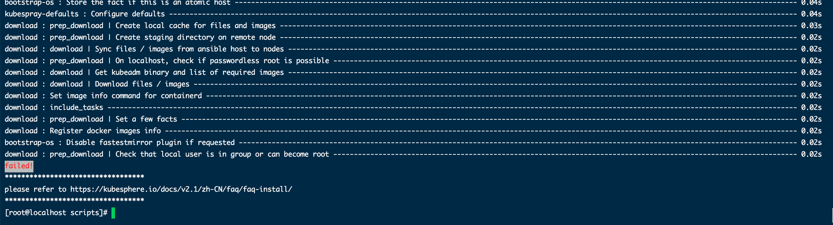 install error · Issue #2184 · kubesphere/kubesphere · GitHub