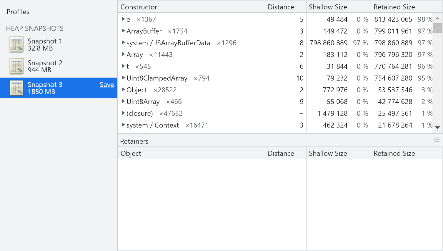 Memory leak when the editor loads the project multiple times · Issue ...