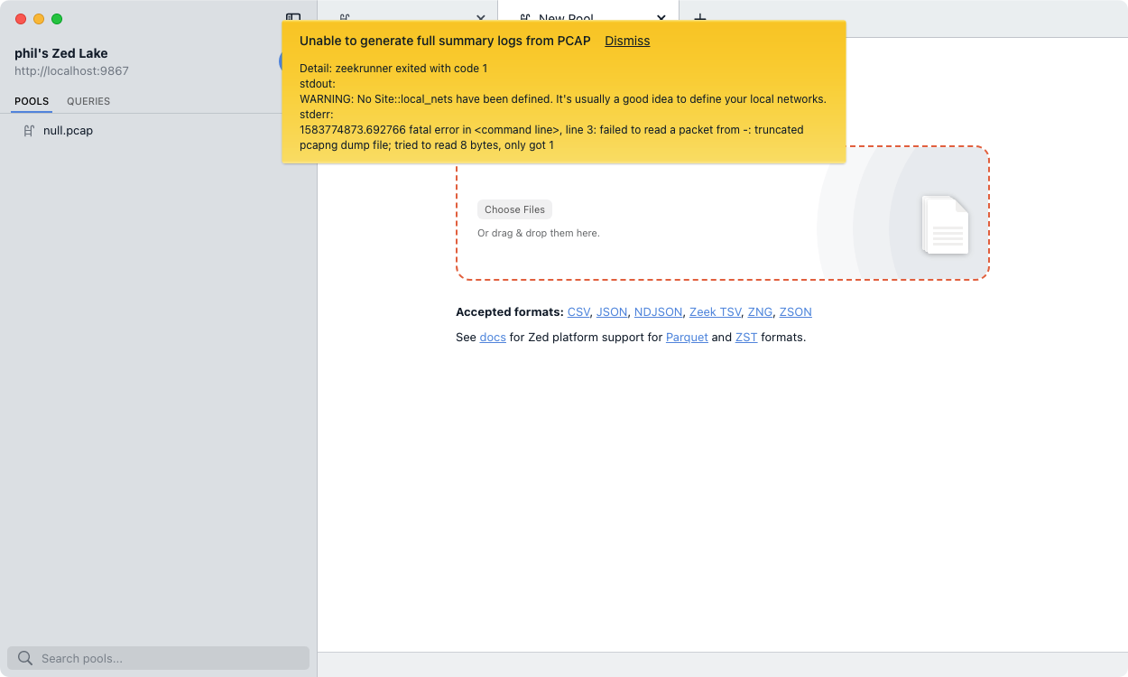 Negative integration test for bad pcaps · Issue #537 · brimdata/zui ...