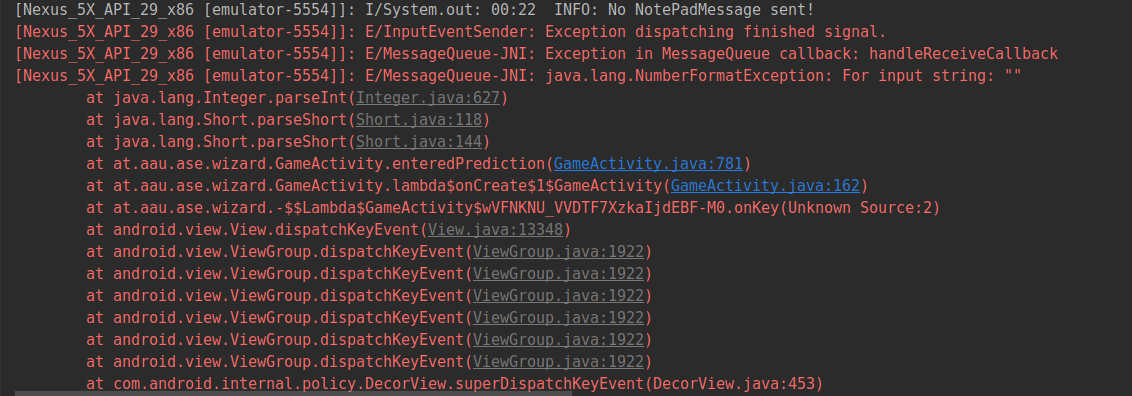 Number format exception if you enter empty string into prediction ...