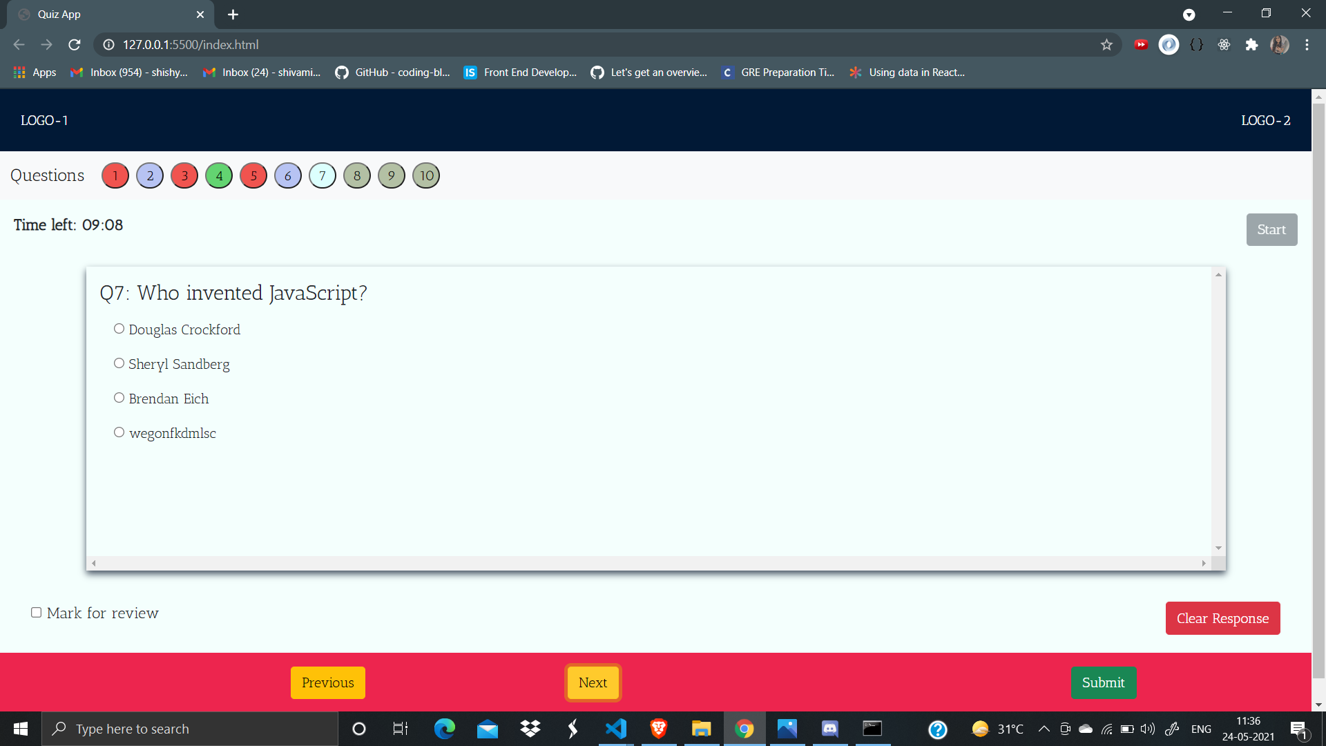 GitHub - Shivamishra21/Quiz-Application: It is a quiz app that will ...