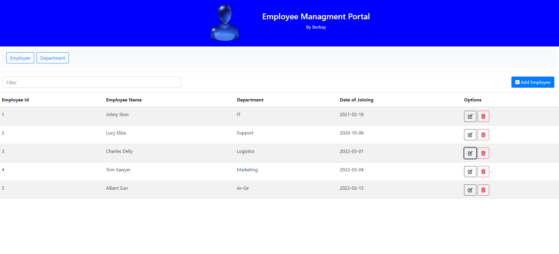 GitHub - berkaylxl/EmployeeManagment: .NET Core + MongoDB + Vue JS ...