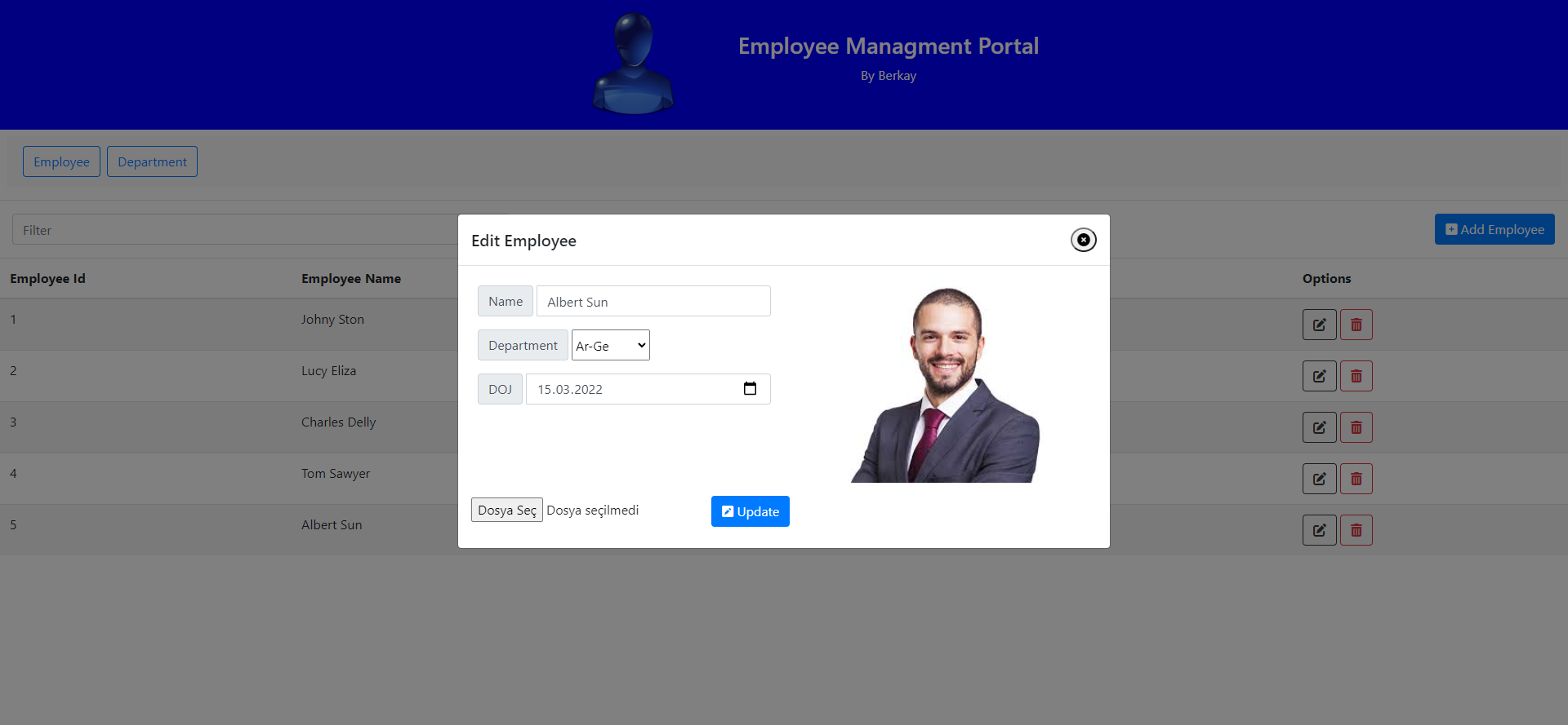 GitHub - berkaylxl/EmployeeManagment: .NET Core + MongoDB + Vue JS ...