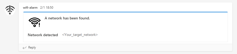 GitHub - cmdl987/wifi-alert-Teams: Command-line script which takes a ...