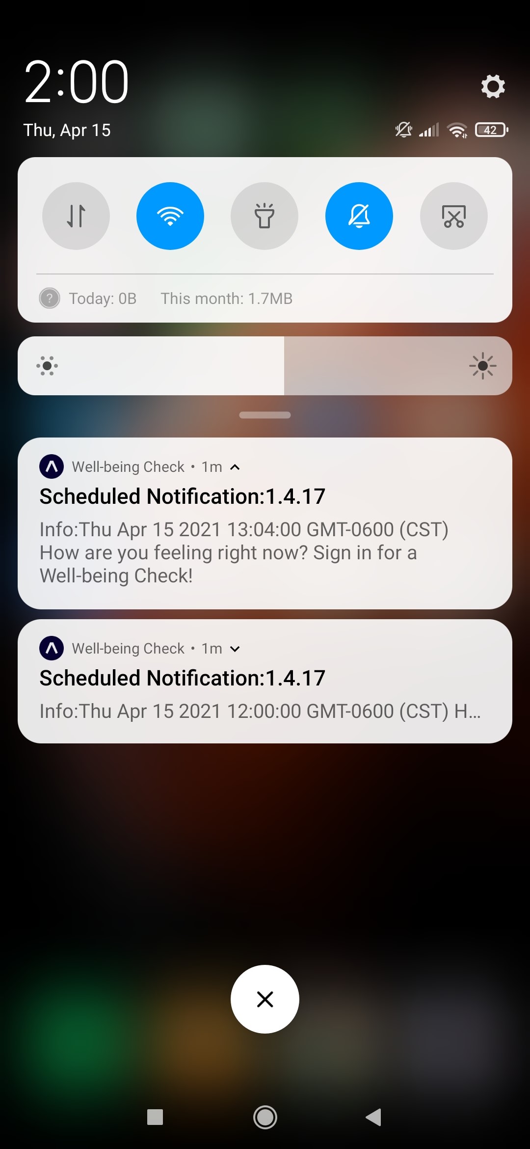 Notification issue - JM receipt of two notifications · Issue #262 ...