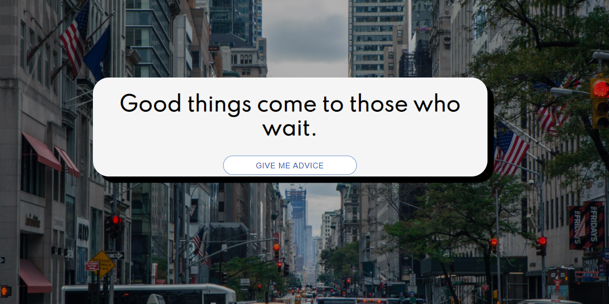 GitHub - shivagch/Random-Quote-Generator: Generates Quotes using advice API