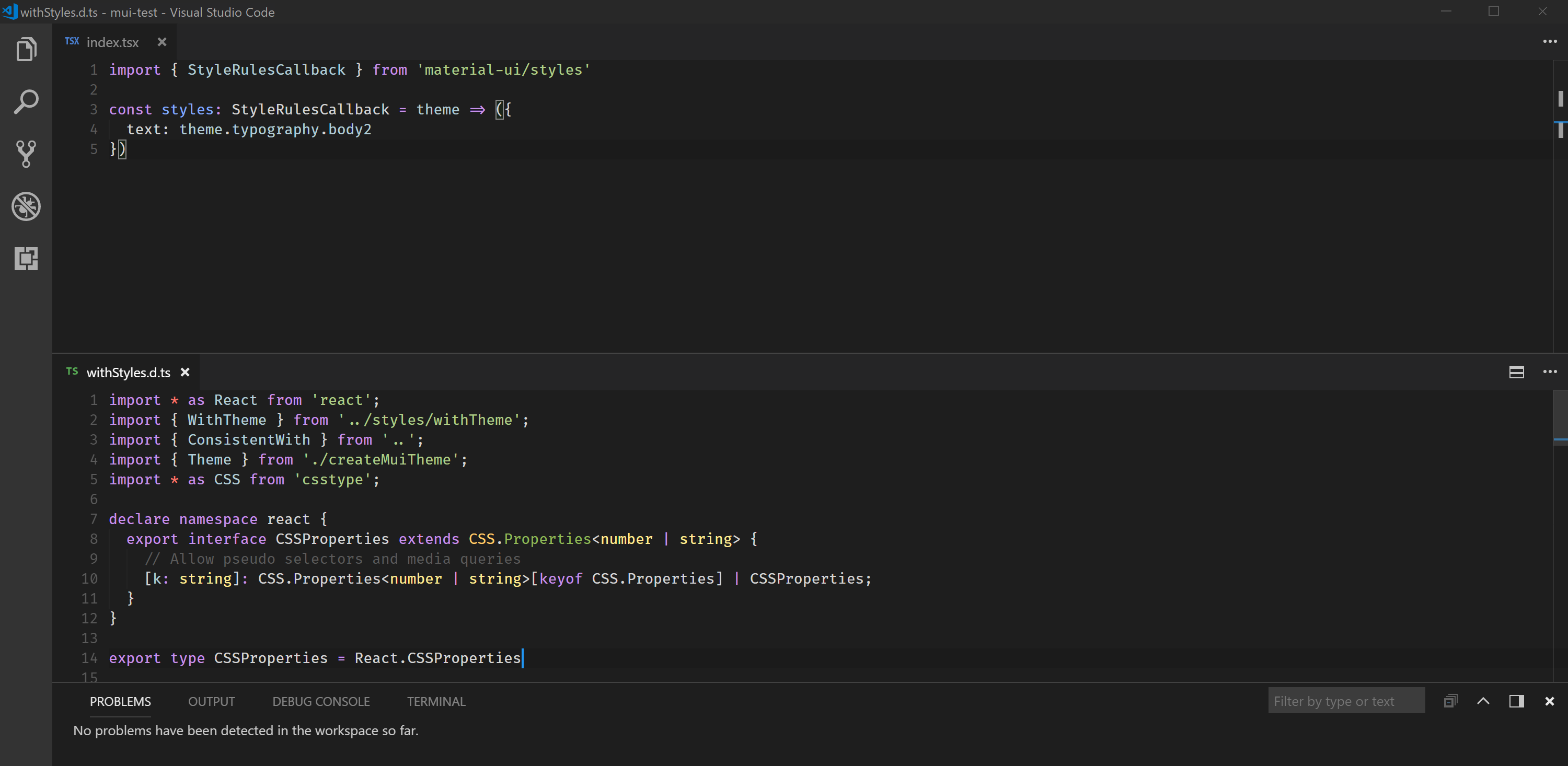 'TypographyStyle' is not assignable to type 'CSSProperties' · Issue ...