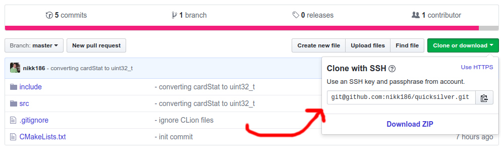 Setup quickSilver project using Git via command-line · GitHub