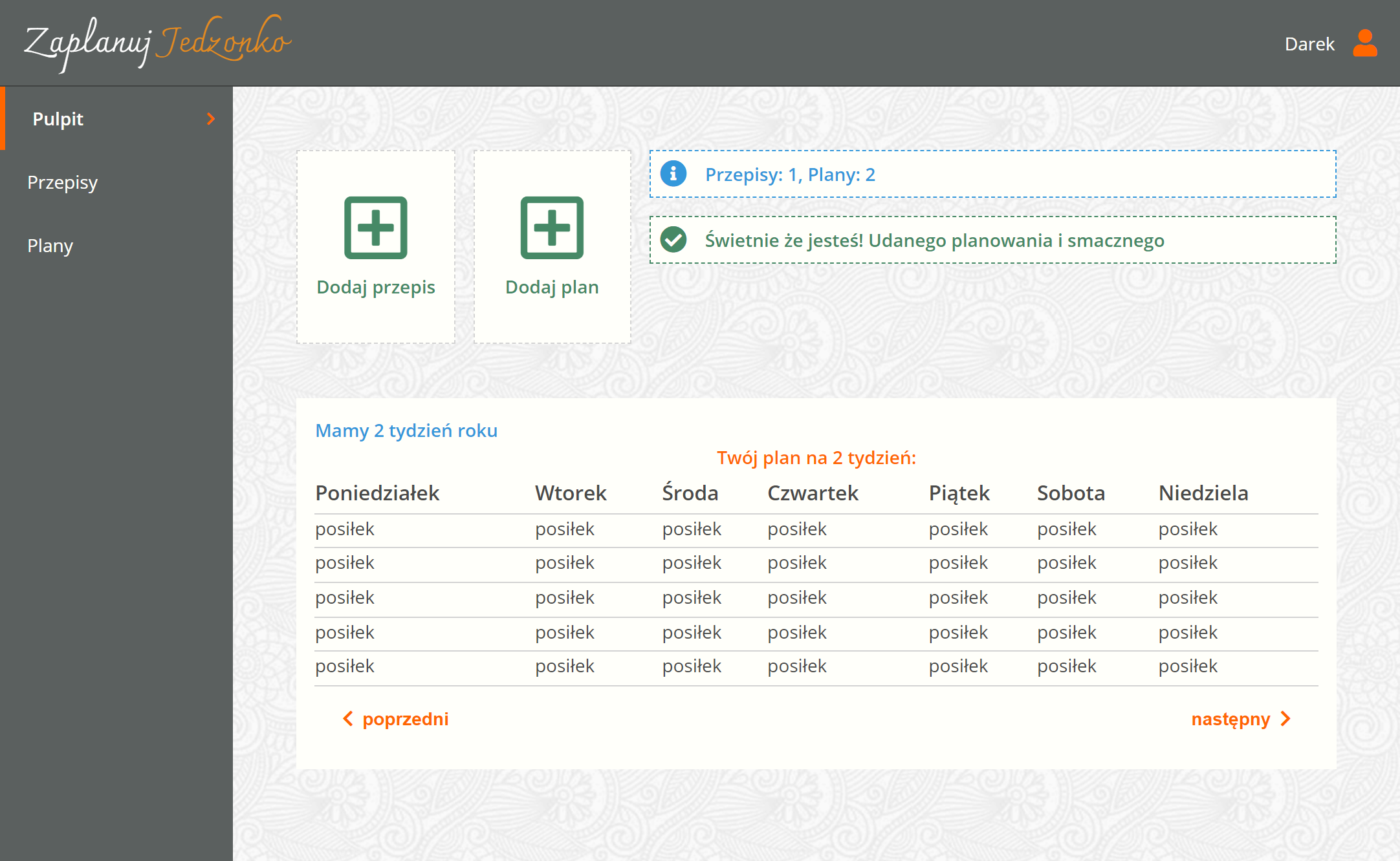 GitHub - DariuszMeissner/Meal-Planner-App-JS: Meal planner in Java Script